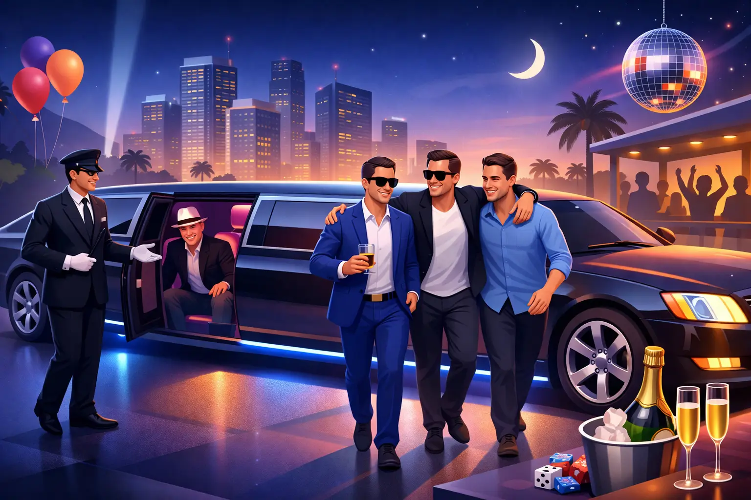 Read more about the article Bachelor Party Limo Rental for a Better Night