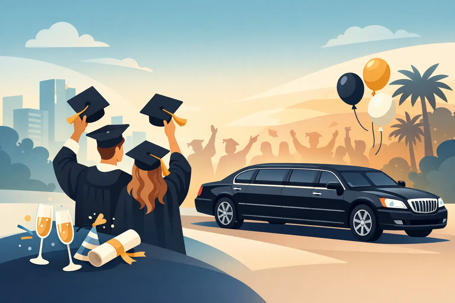 Read more about the article Graduation Party Limousine Rental Made Easy