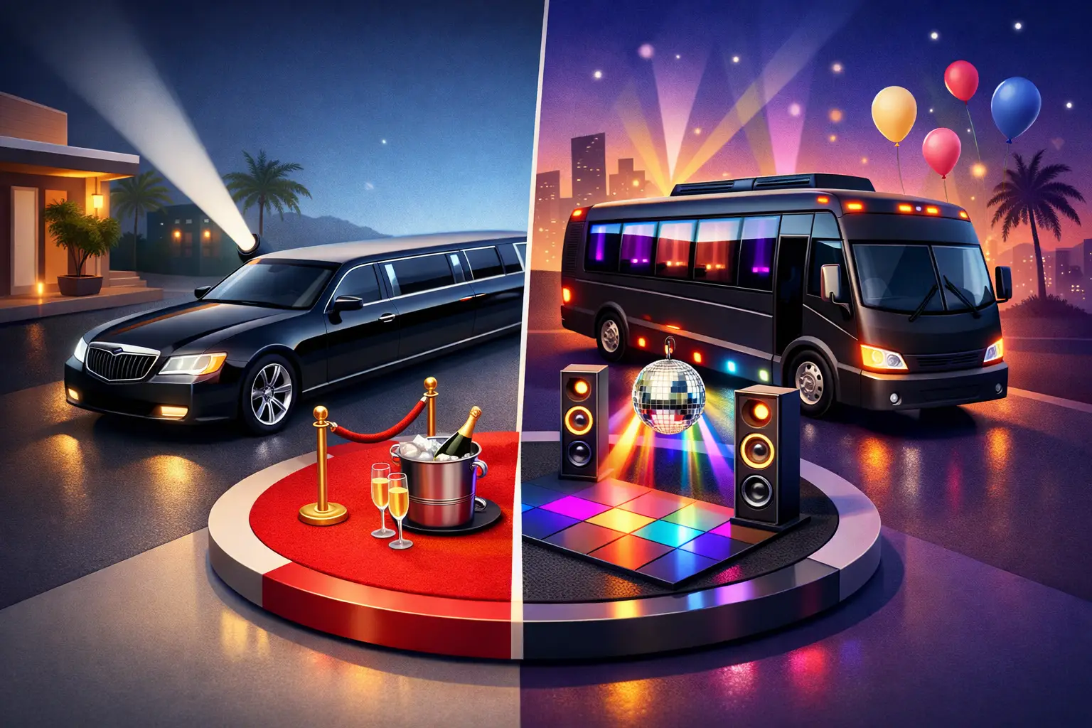 Read more about the article Limo Versus Party Bus: Which Fits Your Event?