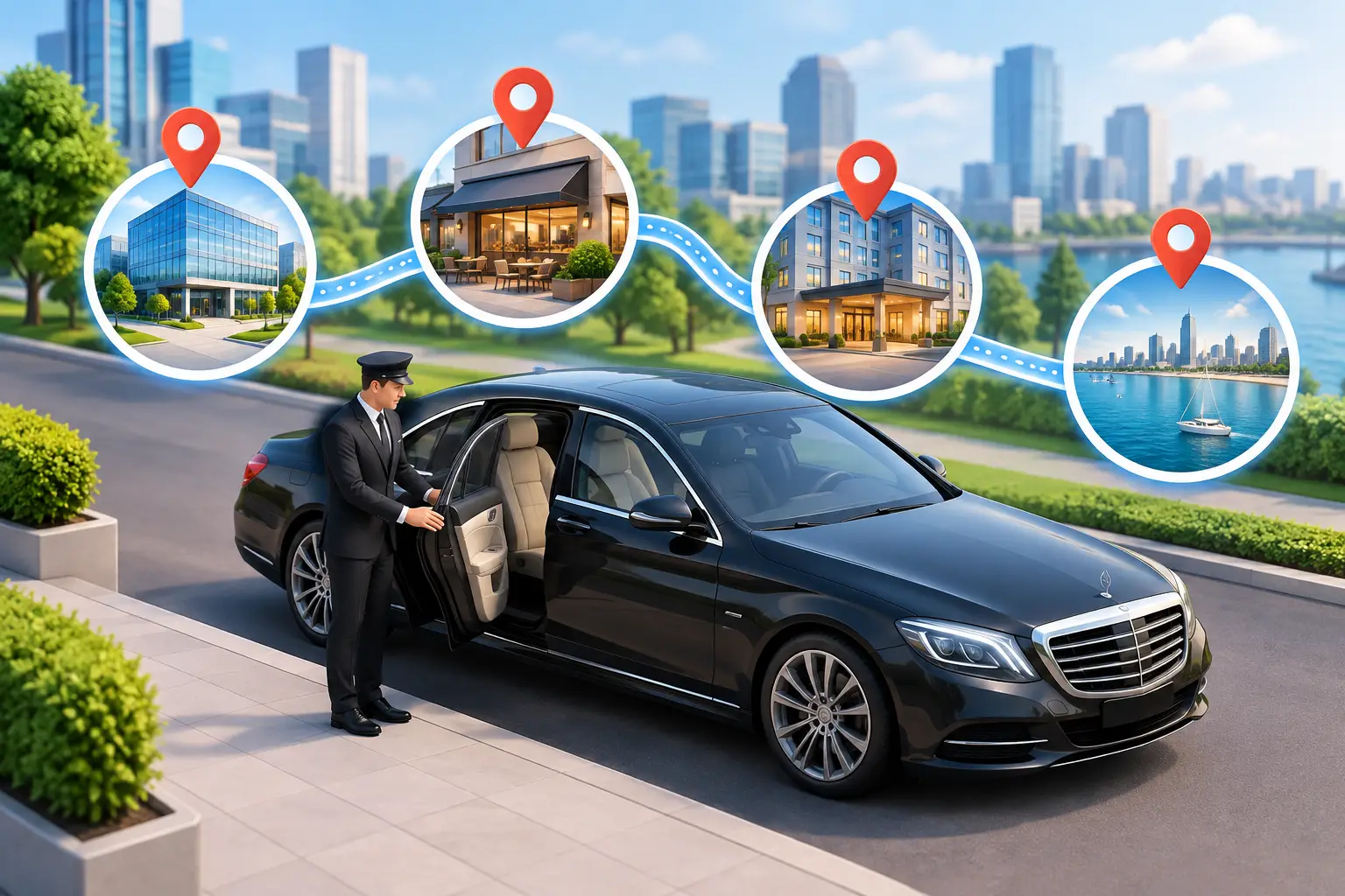 Read more about the article Schedule a Multi-Stop Chauffeur Service